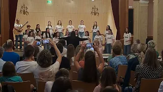 Der BORG Gastein Chor beim Bundesjugendsingen. AUSZEICHNUNG!!!