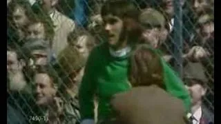 George Best Disallowed Goal v England's Gordon Banks at Windsor Park (15 May 1971)