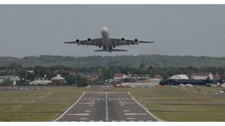 Airbus A380 aborted landing and Go-around