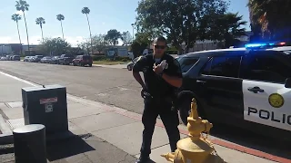 Mesa College Cop Pulls Gun on Auditor Holding a Camera | Full Video Link in Description