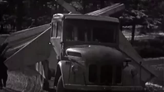 Vysoké Tatry - Výstavba vleku na Lomnické sedlo (1946)