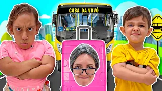 Maria Clara MC Divertida e JP em férias divertida na casa da vovó - Família MC Divertida