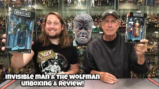Invisible Man & The Wolfman Universal Monsters Unboxing & Review!