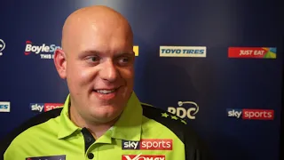 Van Gerwen speaks after lifting his fifth World Grand Prix title