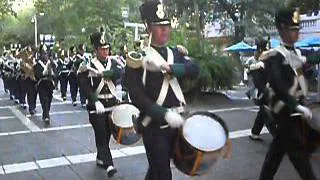 Peatonal de la ciudad de Mendoza, sonando la Banda Talcahuano Regimiento de Infantería