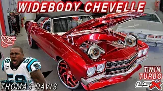 BEFORE & AFTER : TWIN TURBO LSX WIDEBODY CHEVELLE - Ultimate Audio (Carolina Panthers' Thomas Davis)