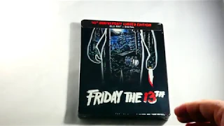 Friday the 13th 40th Anniversary Blu-ray Steelbook Unboxing