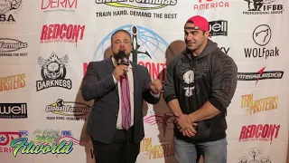 Rafael Brandão e Tamer El Guindy no NPC Fitworld promoted by Musclecontest in California.