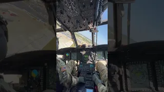 CH-47F Chinook Helicopter- Jump Seat Cockpit POV In-Flight View