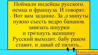 Поймали индейцы - немца, француза и русского. Лучшие длинные анекдоты и жизненные истории 2022