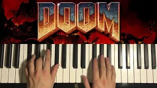 How To Play - DOOM - E1M1 - At Doom's Gate (PIANO TUTORIAL LESSON)