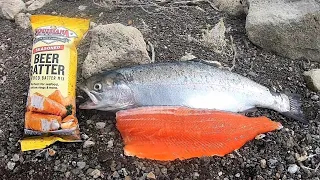 Catch & Cook Beer Battered Trout!! (Fly Fishing)