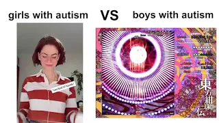 Touhou players with autism vs girls with autism