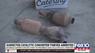 Business owner catch catalytic converter thieves