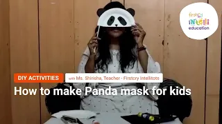 How To Make Panda Mask For Kids