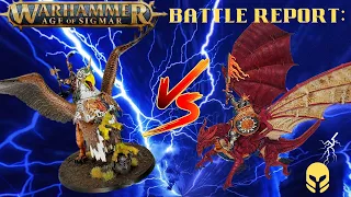 Age of Sigmar 3.1 Battle Report!!! Episode 8 Cities of Sigmar Vs Stormdrake Guard