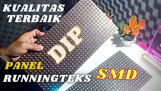 Perbedaan Panel RUNNINGTEKS tipe SMD dan DIP - jgn salah pilih panel