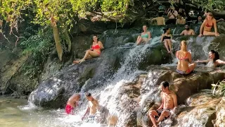 Горячие источники Краби. Hot Stream Krabi. Ron Waterfall