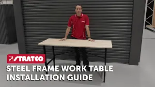 Stratco Steel Frame Work Table | Installation Guide