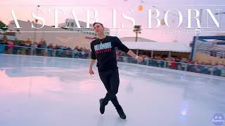 Adam Rippon skates to Lady Gaga's “Shallow” in Santa Monica (4K)