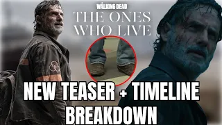 THE WALKING DEAD THE ONES WHO LIVE TEASER BREAKDOWN AND TIMELINE THEORIES SPECULATION AND DISCUSSION