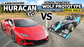 650HP K20 Powered Wolf (FASTEST car at '21 PPIHC) vs 2020 Lamborghini Huracán EVO // THIS vs THAT