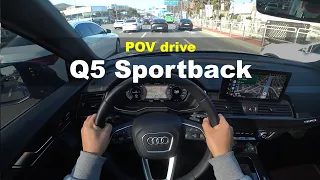 2024 Audi Q5 40TDI Quattro Sportback POV drive