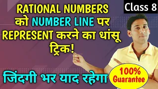 Rational Numbers on a number line || Class-8 || Ch-1 Represent Rational Numbers On Number Line