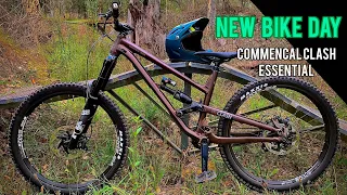 New Bike Day!!! Commencal Clash Essential Frozen Brown!!!