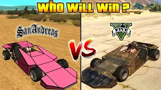 GTA 5 RAMP BUGGY VS GTA SAN ANDREAS RAMP BUGGY (WHO WILL WIN ?)