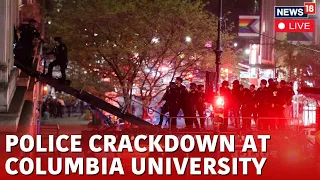 Columbia University Live: Large Number Of New York City Police Officers Begin Entering Campus | N18L