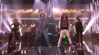 LMFAO PARTY ROCK PERFORMANCE 2011 AMA'S FINALE WITH JUSTIN BIEBER & QUEST CREW!