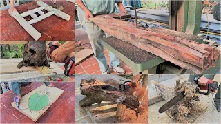 6 Amazing Idea Of Recycling Wood From Dry Stump Removed // Most Perfect Woodworking Plans For Garden