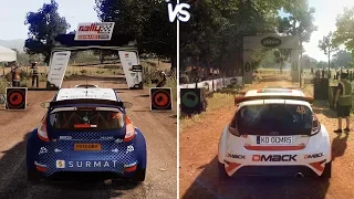 WRC 8 vs DiRT Rally 2.0 - Gameplay Comparison (HD) [1080p60FPS]