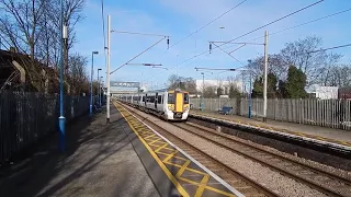 Trains At Angel Road- London's Least Used Station- 16 February 2018