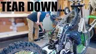 2018 KX125 BUILD PT.1 | TEAR DOWN