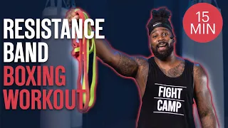 Boxing With Resistance Bands l Follow Along Workout