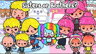 I Have 5 Brothers And 5 Sisters | Toca Life Story | Toca Boca