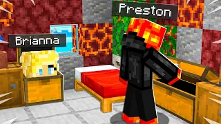 I Secretly Moved into PrestonPlayz Minecraft House! *he had no clue*