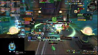 Halls of Infusion M+22, Resto Shaman (Fortified, Afflicted, Raging)