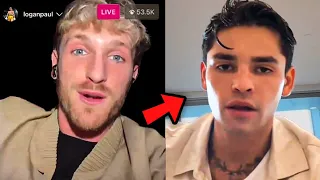 F*CKING LIAR!" Logan Paul CONFRONTS Ryan Garcia LIVE