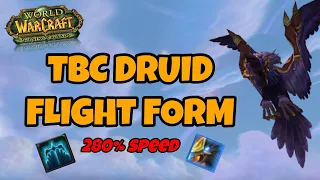 TBC Druid Flight Form Quest - Swift Flight Form and Anzu Summon - Reins of the raven lord
