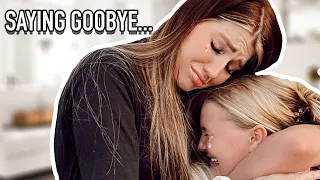 SAYING GOODBYE TO MY FAMILY... *VERY Emotional*