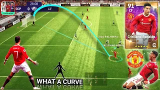 Unbelievable long range curve shot goal by Cristiano Ronaldo efootball PES 2022 Mobile