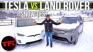 Are Teslas Any Good In The Snow? Hint: It’s Really All About the Tires and Not the Car!