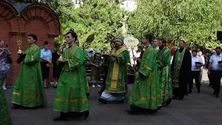 Мощи святого Сергия Радонежского на Кубани