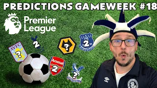 2020-2021 PREMIER LEAGUE ⚽ MATCHDAY 18 PREDICTIONS