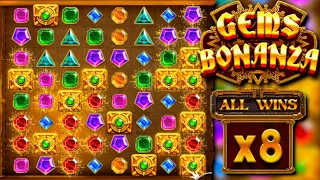 TOP 5 Gems Bonanza😱HUGE WIN ONLINE SLOTS🎅WINS OF THE WEEK(ft. Xposed,ROSHTEIN,ClassyBeef &more)#93