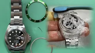 How to remove and assemble ROLEX Submariner bezel.