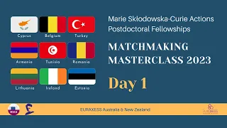 2023: Day 1: Find your Host Institution for Marie Sklodowska-Curie Actions Postdoctoral Fellowship